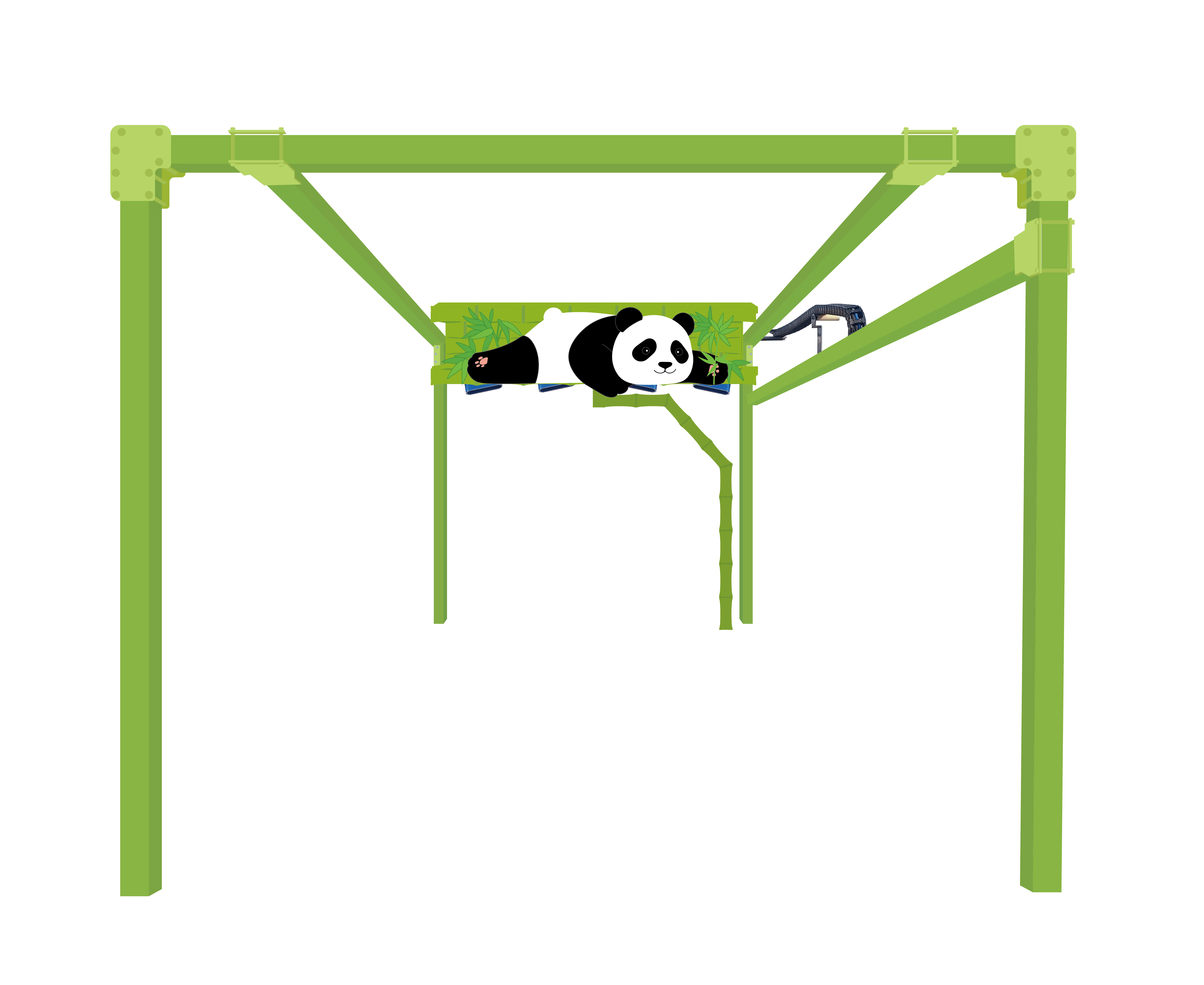 车洗捷熊猫ip款无接触全自动洗车机